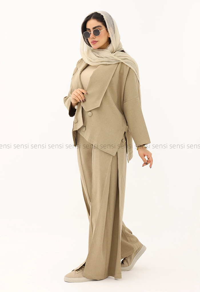 ست کت شلوار پشت چاک کد1005376